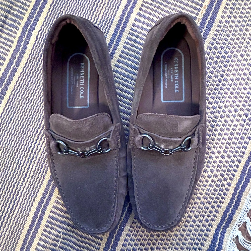 Kenneth Cole Brown Loafers with Classic Slip-On Design